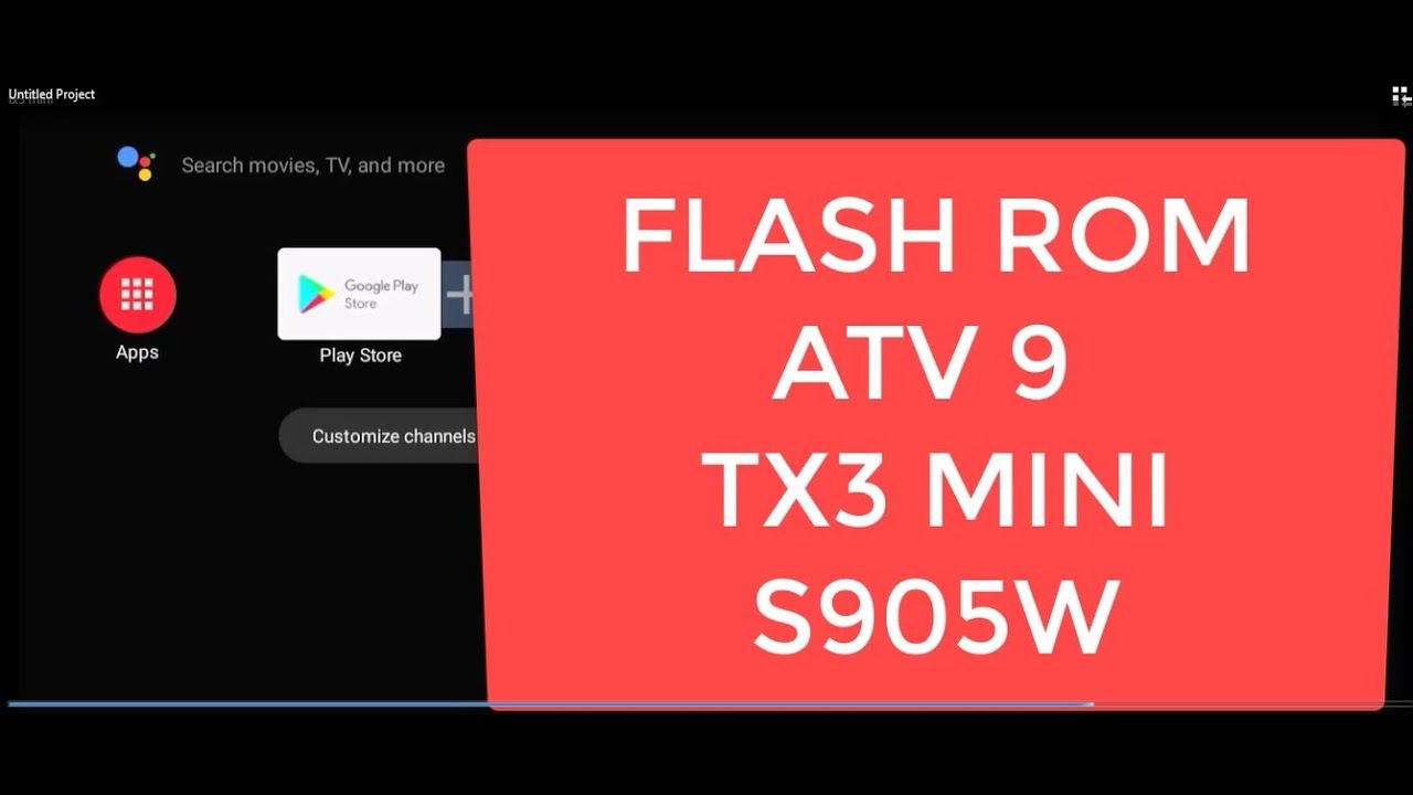 Flash firmware Rom ATV 9 TX3 mini