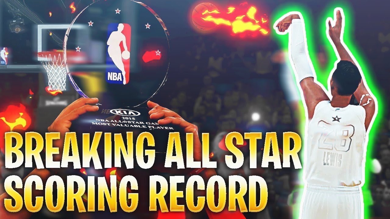 BREAKING THE ALL STAR GAME SCORING RECORD! NBA 2K18 MyCareer