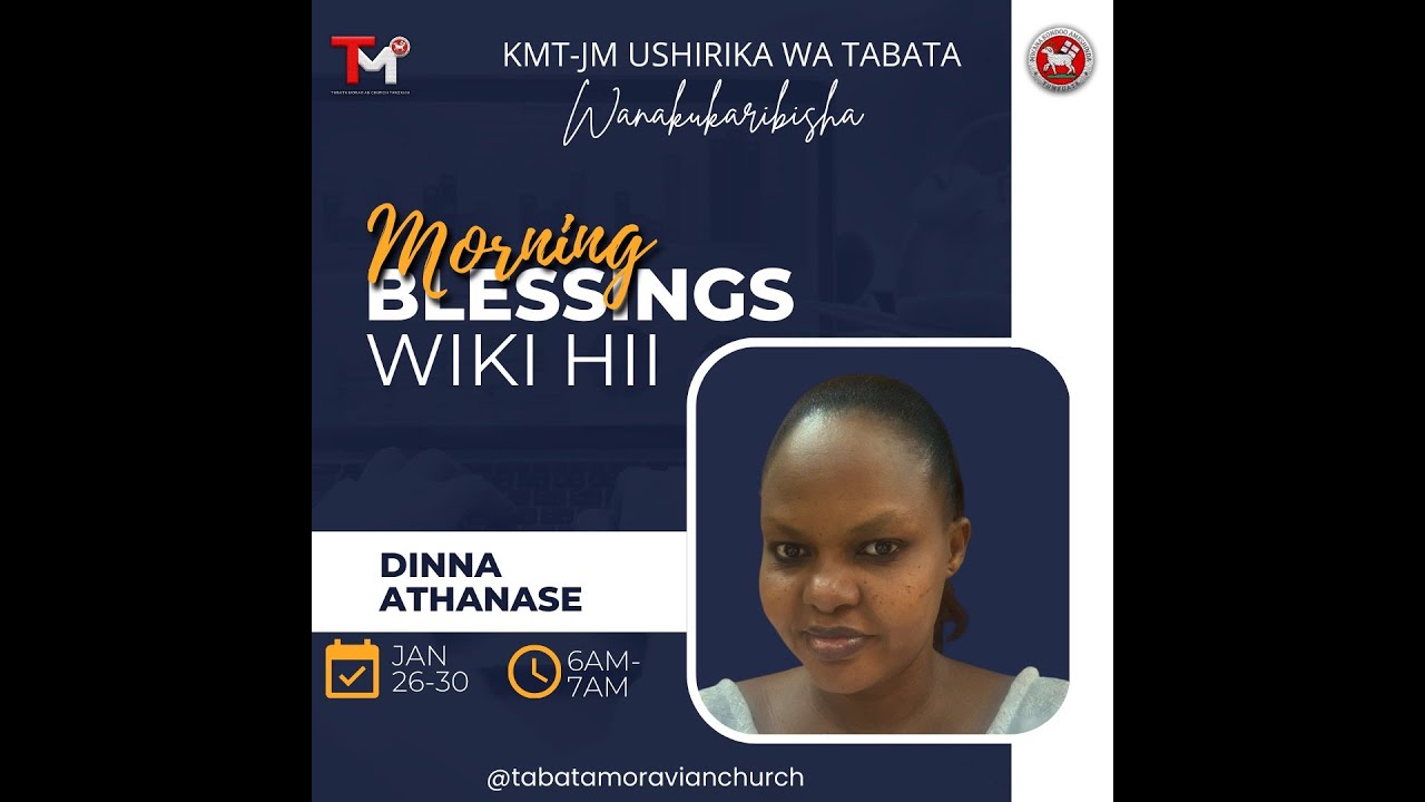 MORNING BLESSINGS.