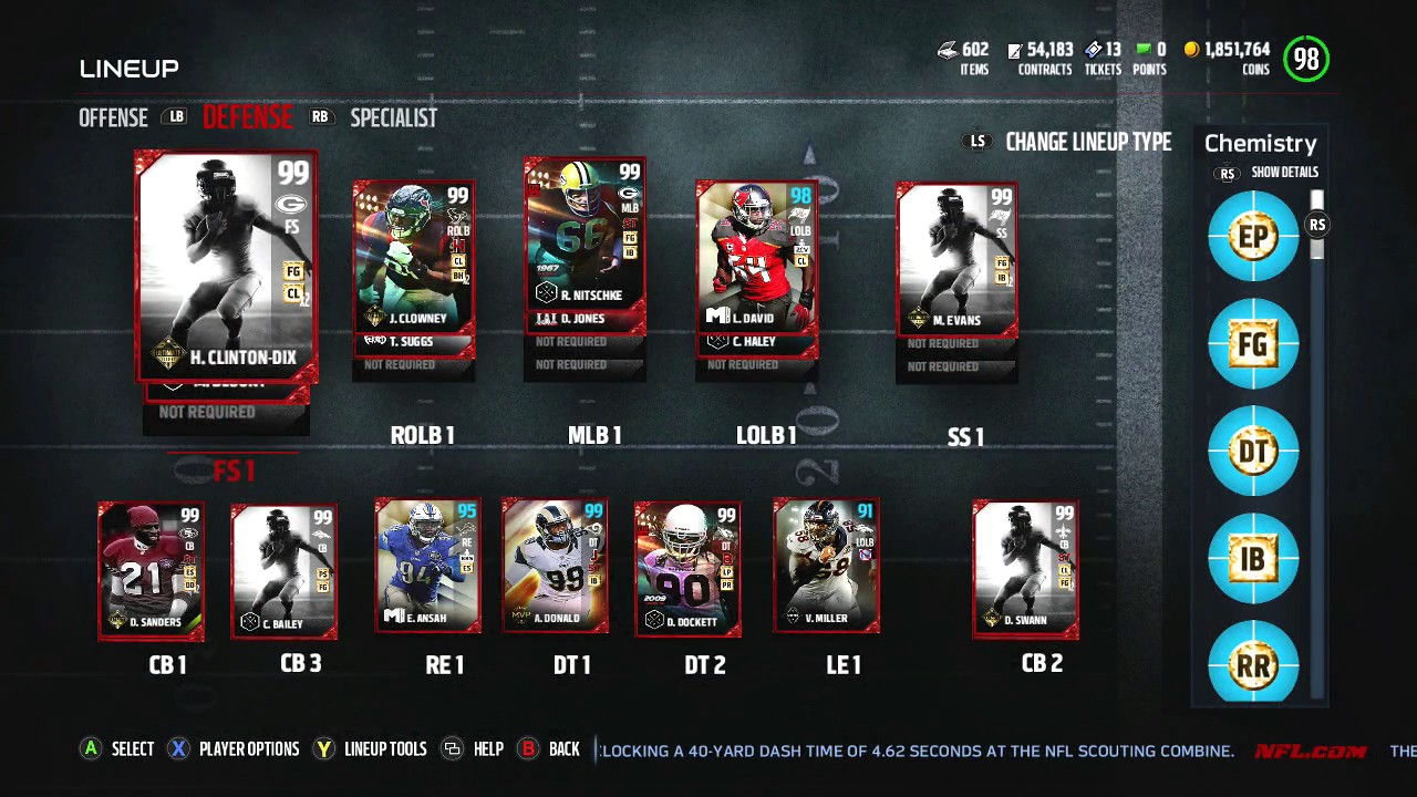 Madden 17 Ultimate Team :: Lineup Update! 6 ULTIMATE TICKETS! :: Madden 17 Ultimate Team