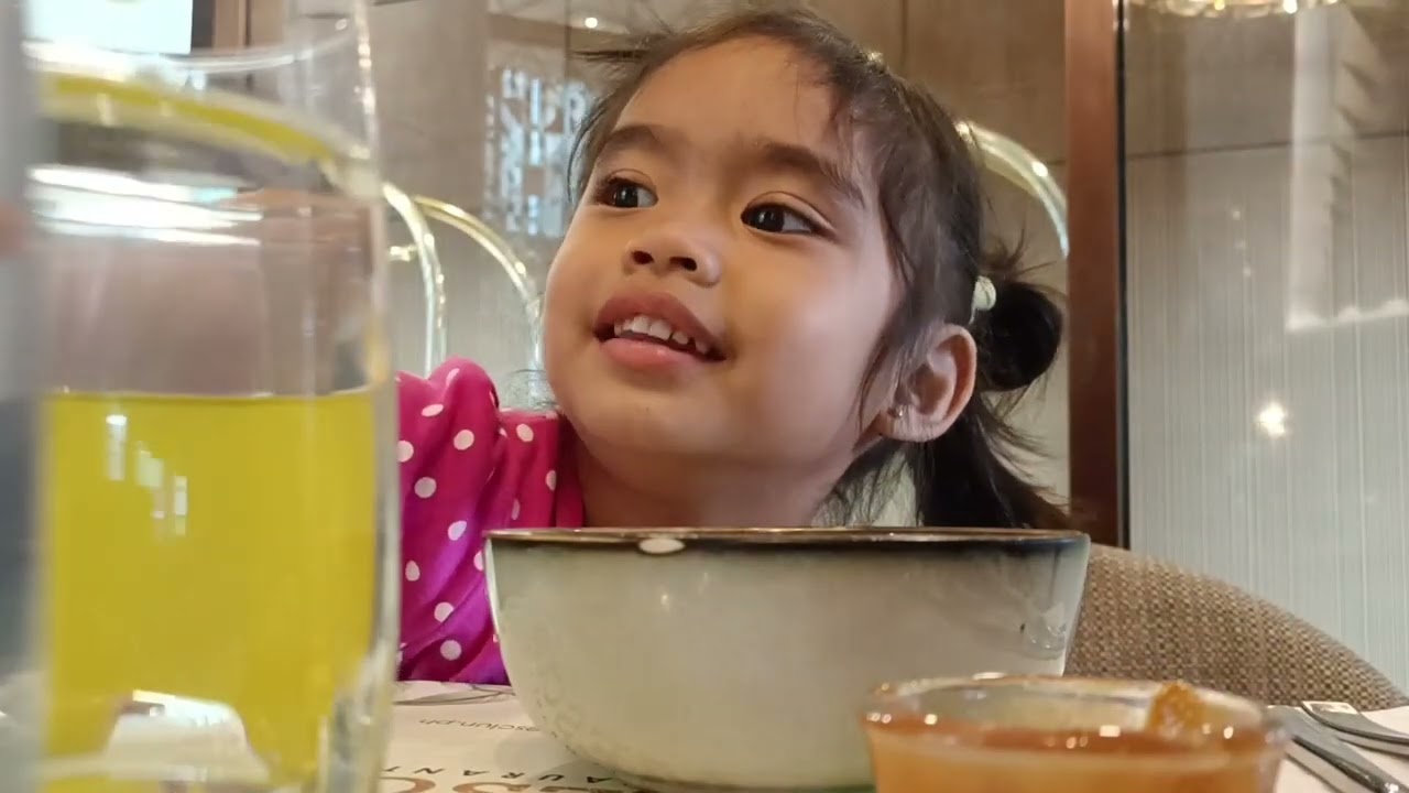 Having breakfast at Ascott Makati