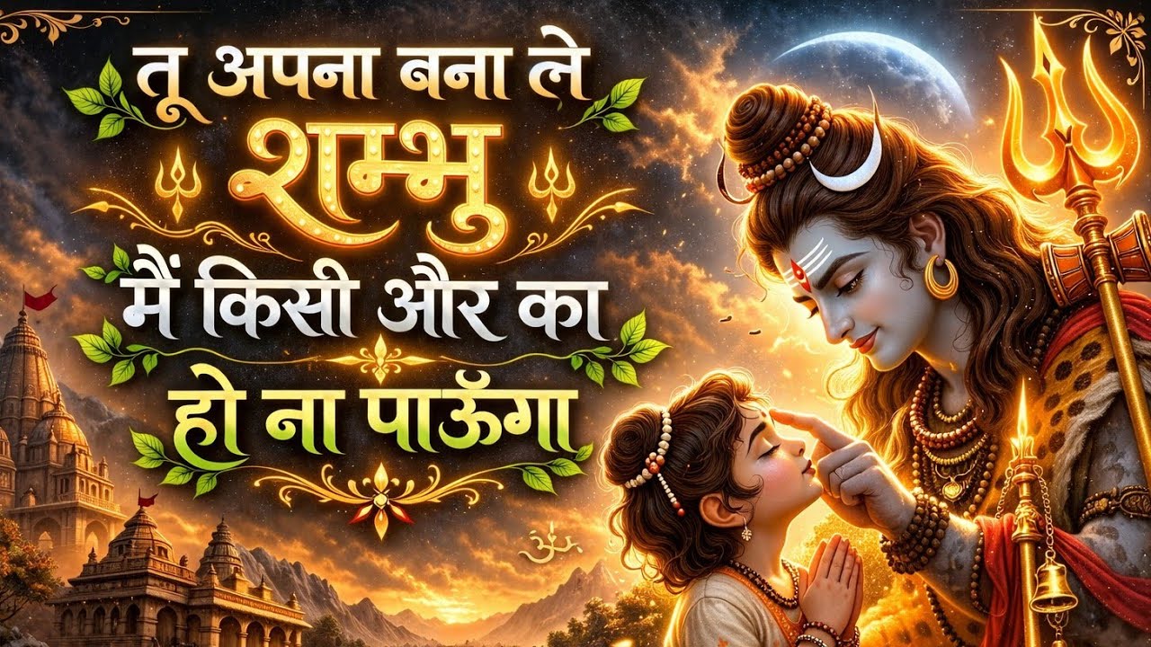 🌼 Latest Soulful Shiv Bhajan 2026 | Soulful Hindi 2026 | Hindi Devotional | Peaceful Shiv Bhajan|