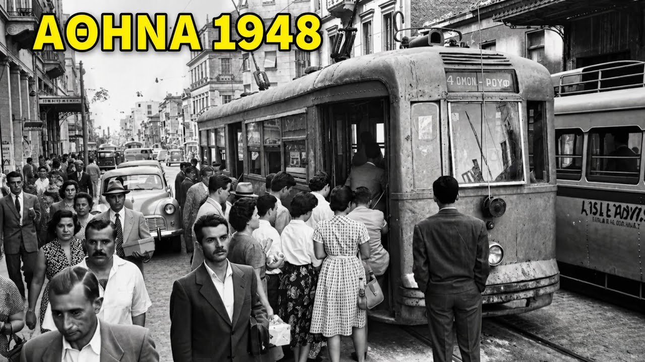 ΑΘΗΝΑ 1948 | Η ΠΟΛΗ ΜΟΛΙΣ ΣΤΕΚΕΤΑΙ ΞΑΝΑ