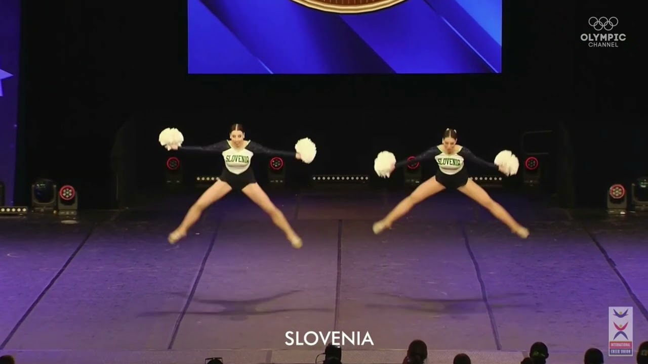 2024 ICU Worlds Pom Doubles - Team Slovenia
