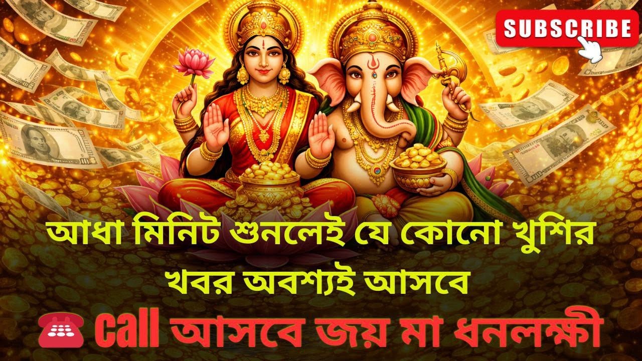 📞🤯 পুরোটা শোনার সময় পাবেন না তার আগেই সুখবরের কল আসবে 📞📲 নিষ্ঠা সহকারে শুনুন ধনলক্ষীর এই মন্ত্র