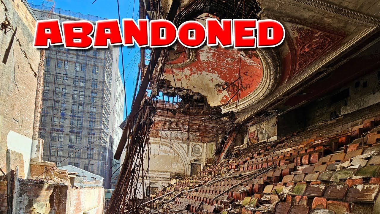 Exploring the Abandoned Paramount Theatre in Newark, New Jersey