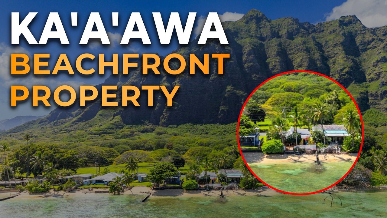 RARE Hawaii Beachfront Property | Oahu's Best Luxury Home in Ka'a'awa with Prime Beach Access
