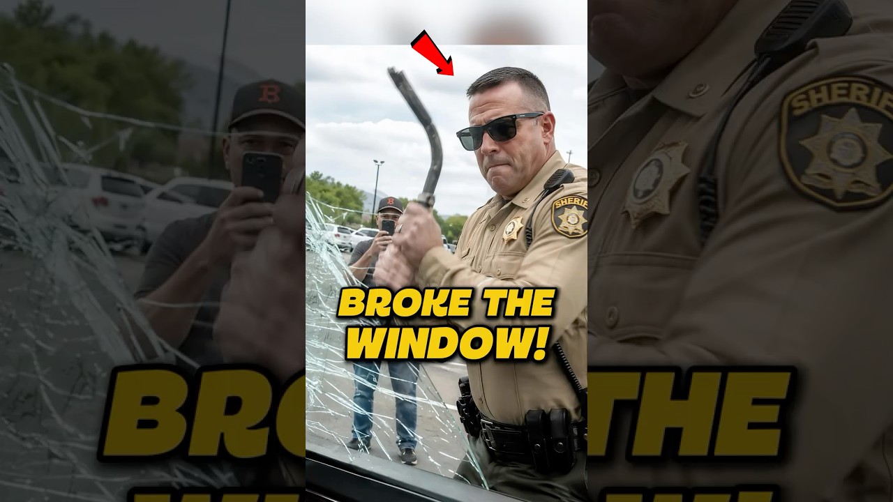 Cop Smashes Window in Front of a 4 Year Old! 😱