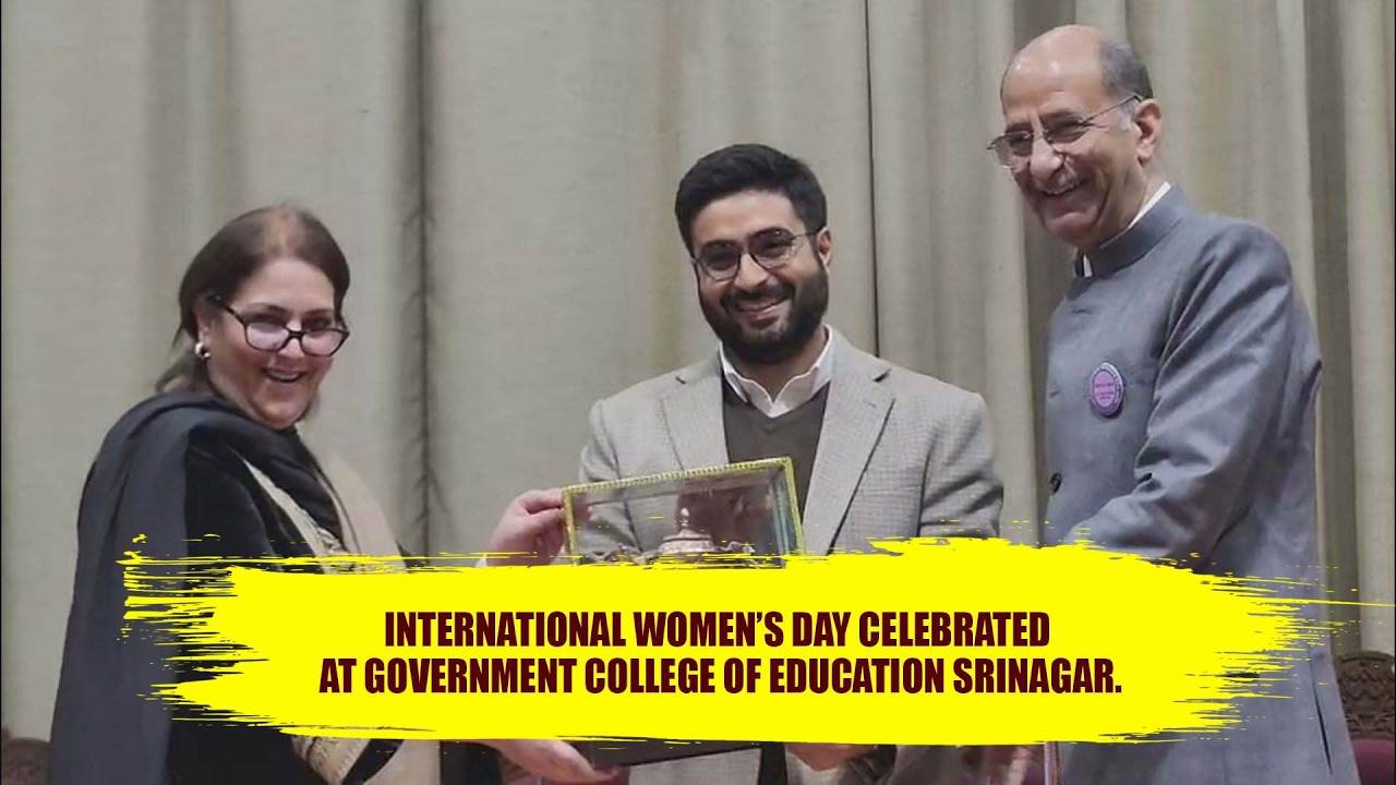 International Women’s Day celebrated at Government College of Education Srinagar.
