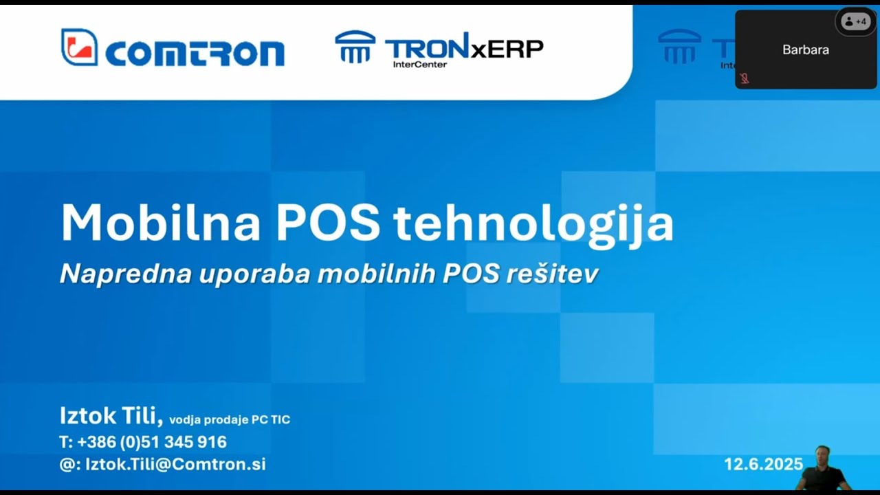 Webinar: TRONpos v akciji – napredna uporaba in integracije 2025