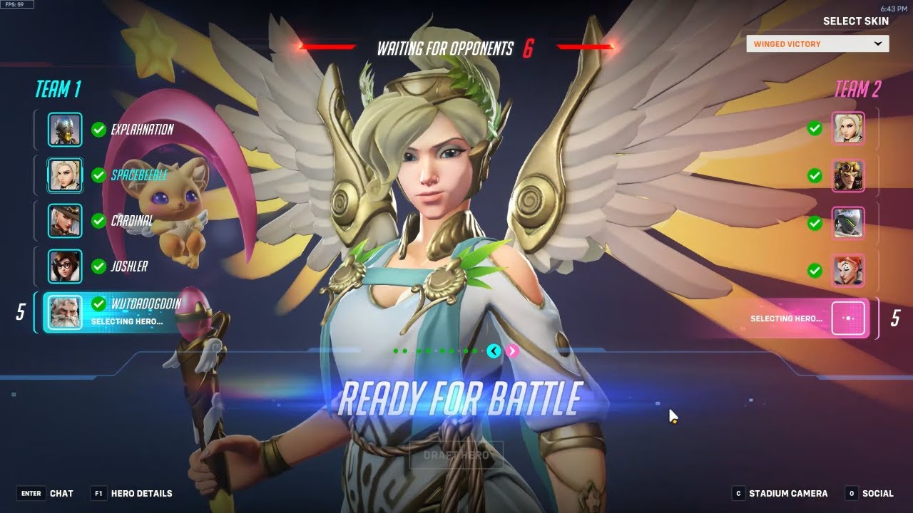 Overwatch 2 - Mercy Stadium Gameplay (No Commentary)