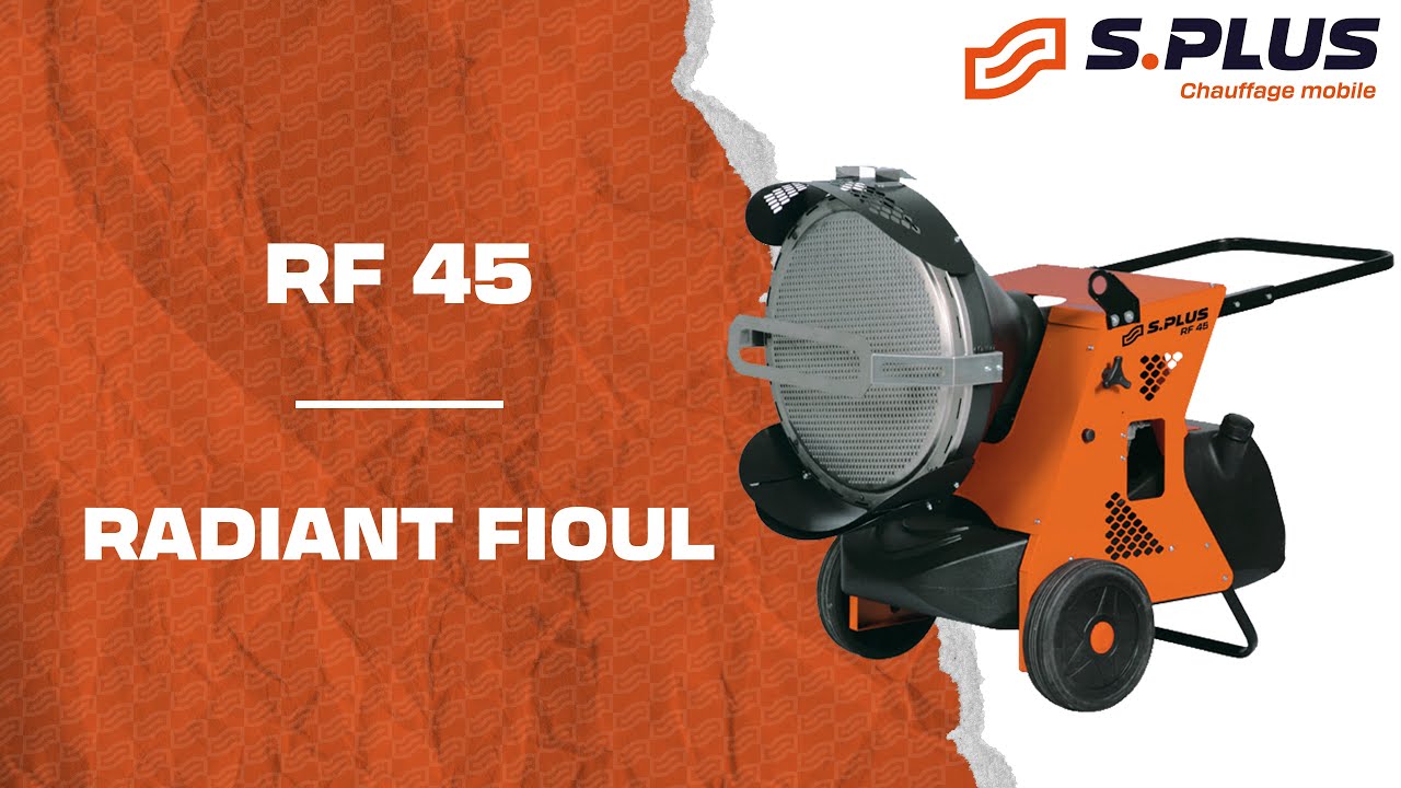 Radiant fioul 45,5 kW | RF 45 | Chauffage mobile
