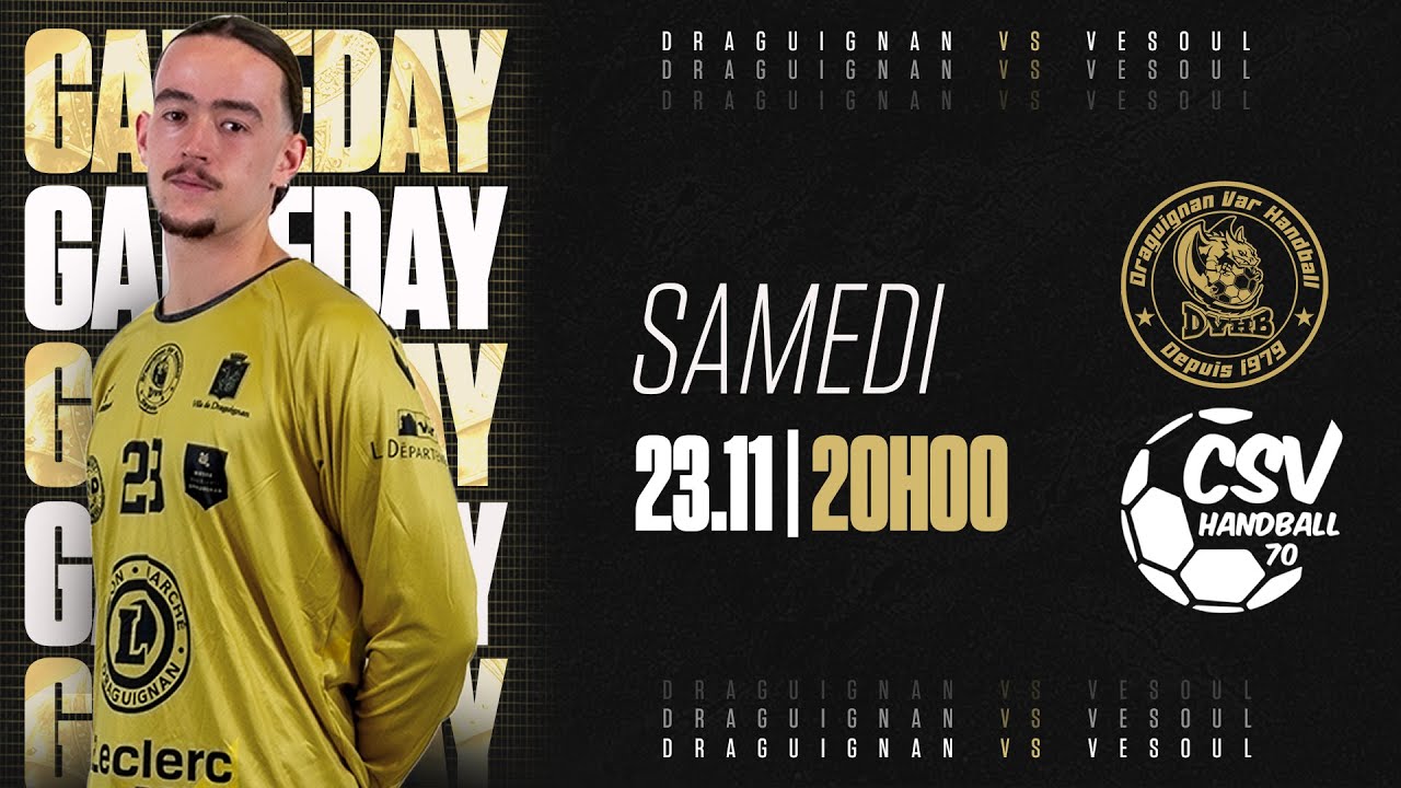 DRAGUIGNAN vs VESOUL N1 FEDERALE LIVE 23 novembre 2024