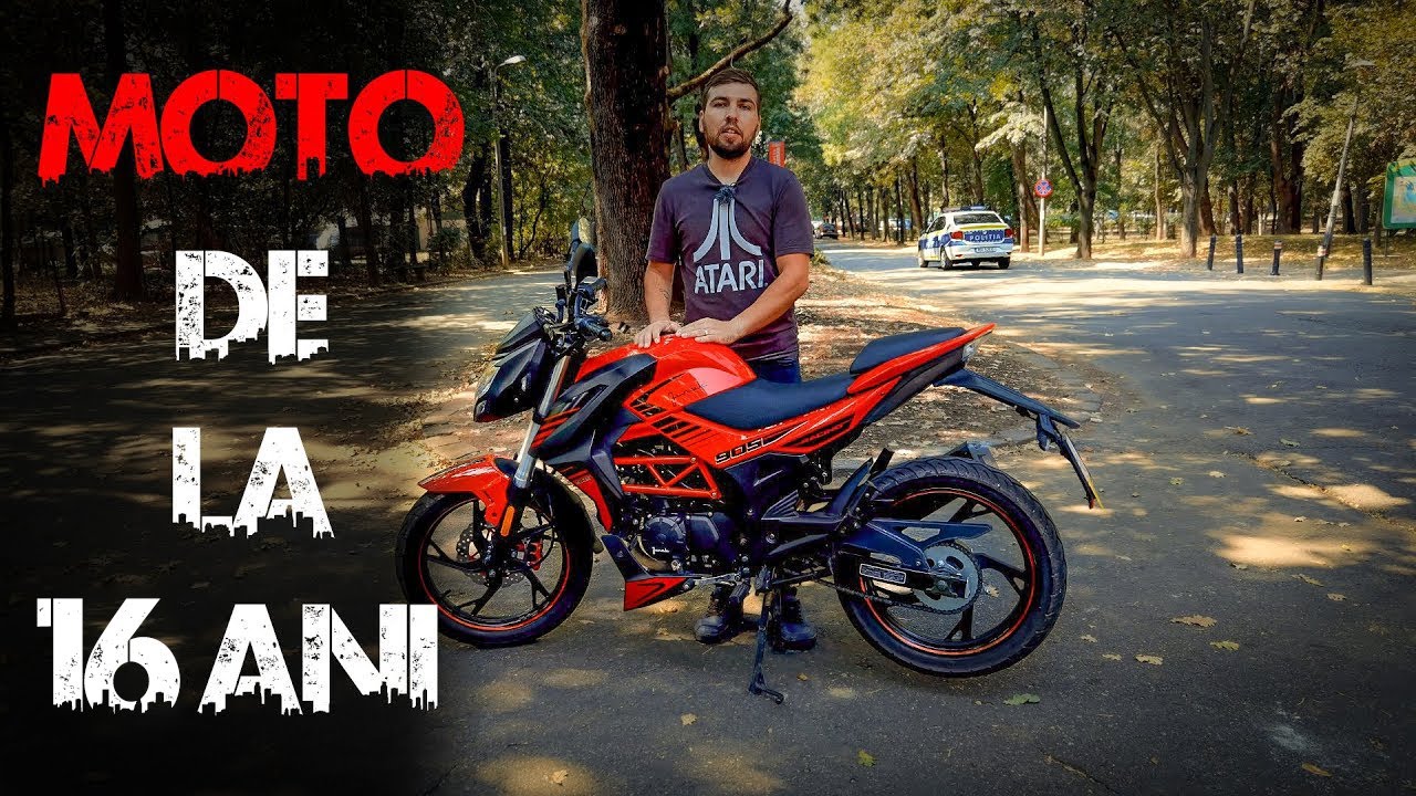 Motocicleta care se poate conduce de la 16 ani - RENUNT LA BICICLETA?