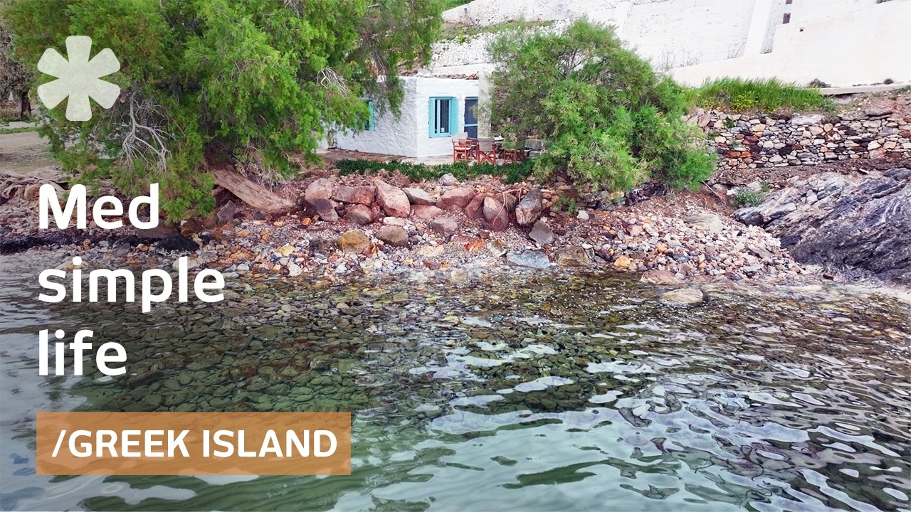 How family of 7 lived simply in tiny stone home by the sea in Greece