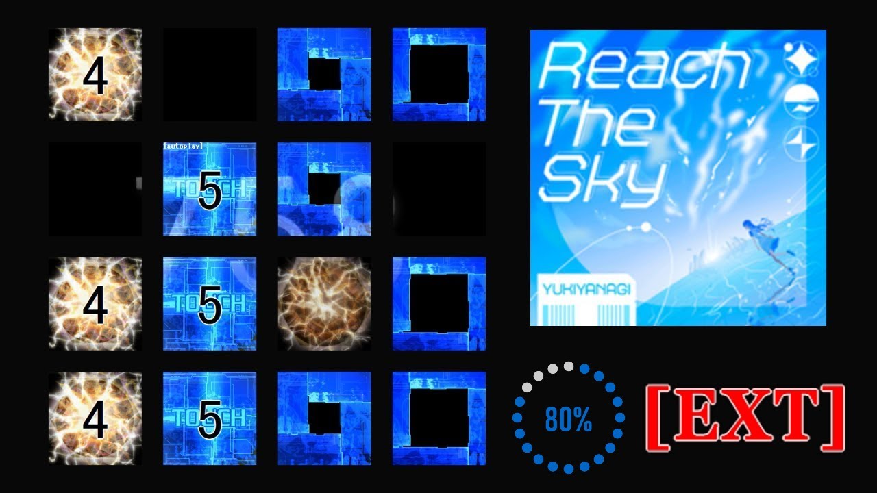 【jubeat Ave.】Reach The Sky [EXT] 譜面確認【80%】