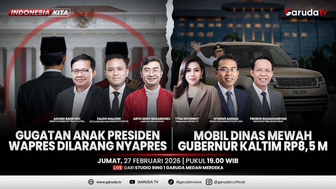 Gugatan Anak Presiden-Wapres Dilarang Nyapres | INDONESIA KITA