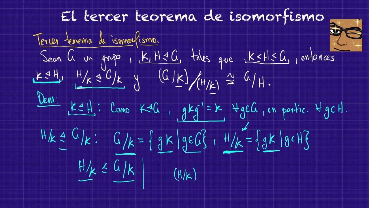 El tercer teorema de isomorfismo