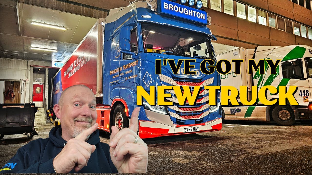 New Truck Day From Paris Over To Normandy