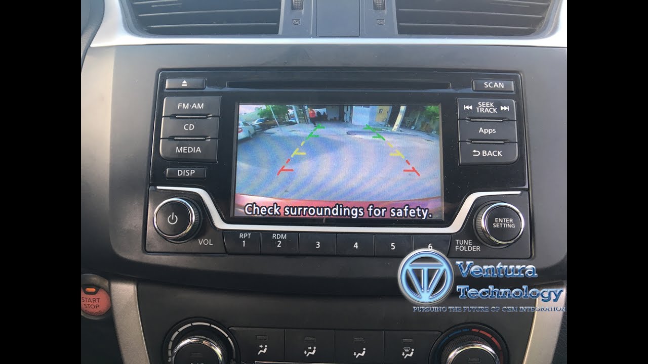 Instalación de cámara reversa para nissan sentra  Años 2016 2018