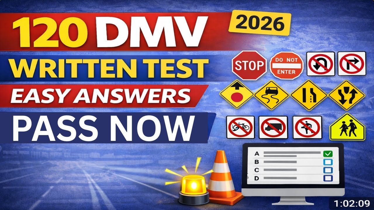 DMV Written Test 2026 — The Questions Everyone Gets on the Exam