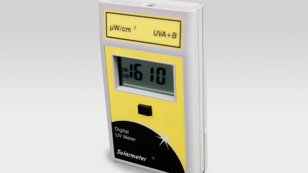Solarmeter Model 5.7 Digital Handheld NIST-Traceable Total UV (A+B) Radiometer with Integral Sensor