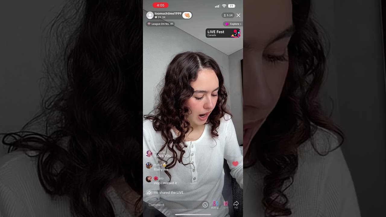 enya umanzor (toomuchtime1999) tiktok live 12/07/24 — hair care/curly hair routine