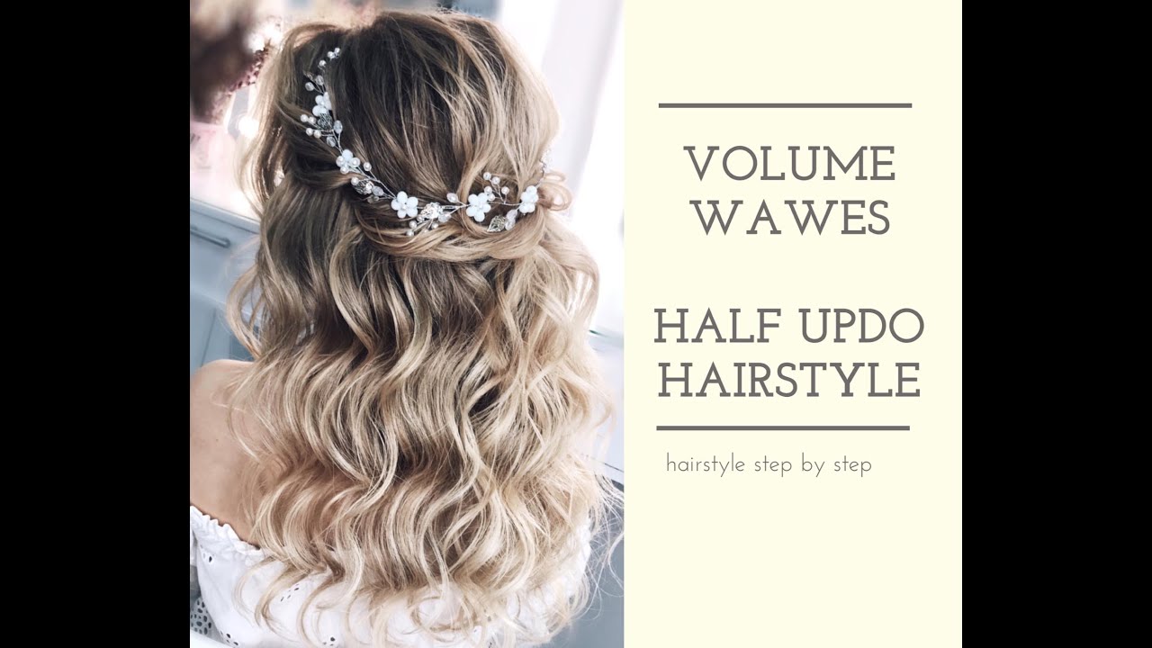 Texture volume waves/ Half updo hairstyle / PÓŁPODPIĘCIE / Objętościowe fale / Текстурные локоны