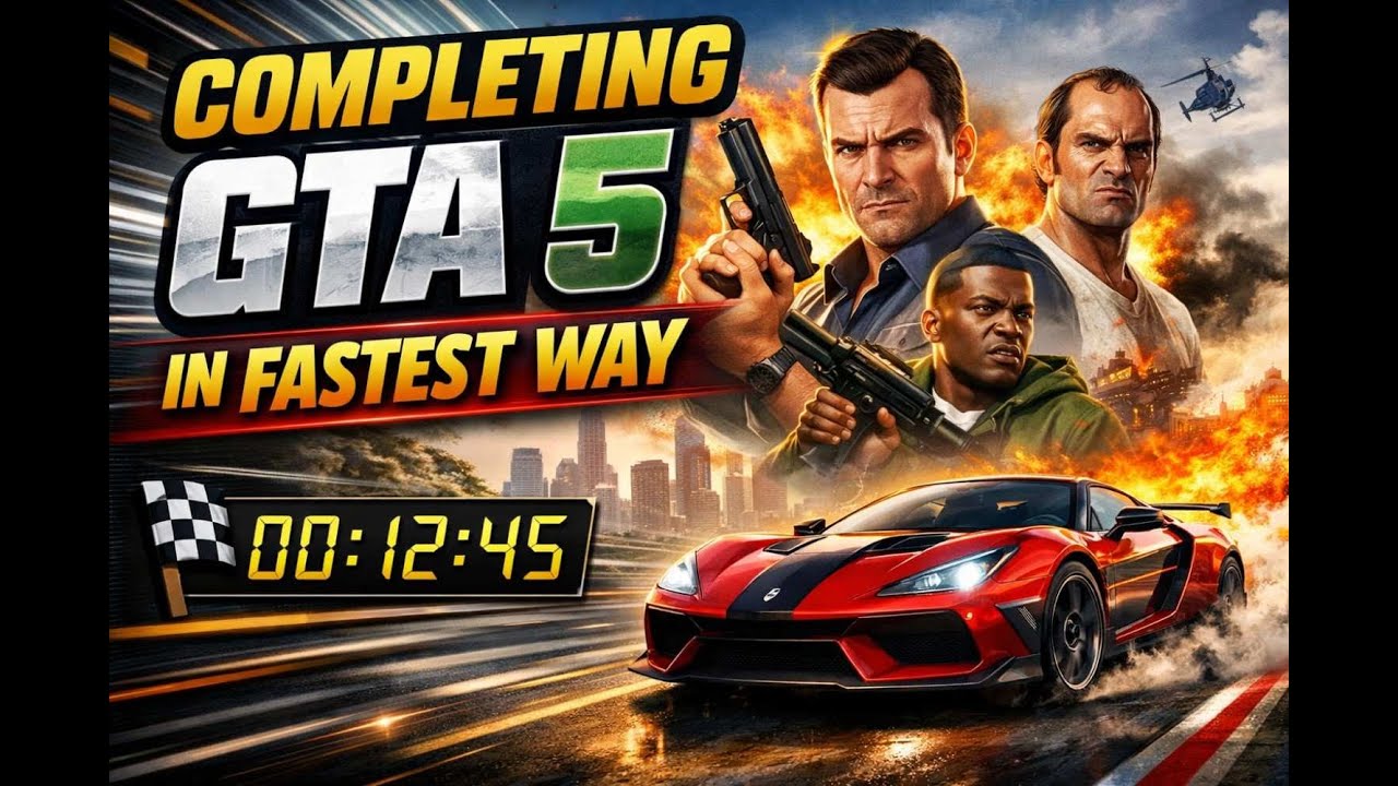 Completing GTA 5 in the Fastest Way Possible! ⚡ Full Speedrun Gameplay