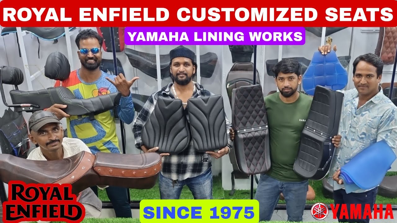 YAMAHA LINING WORKS PUDUPET | ROYAL ENFIELD  SEATS SHOWROOM SINCE 1975 | ARK Diaries