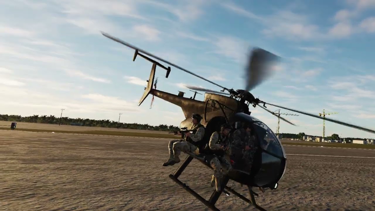 MH 6J Rangers are Heavy takeoffs and Landings  Practice 800-900 Extra pounds Oh my!