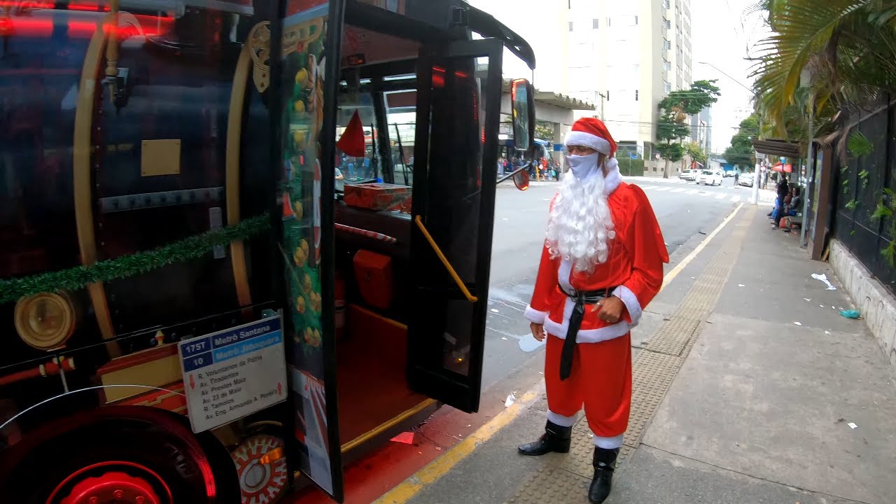 Aquela resenha Dentro da “Locomotiva da Viação Sambaíba” Ônibus Natalino (Natal 2020)