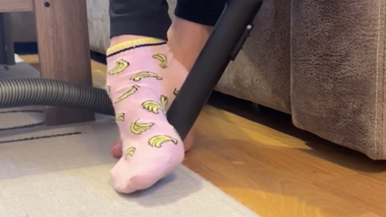 Pink Banana Socks are sucked off