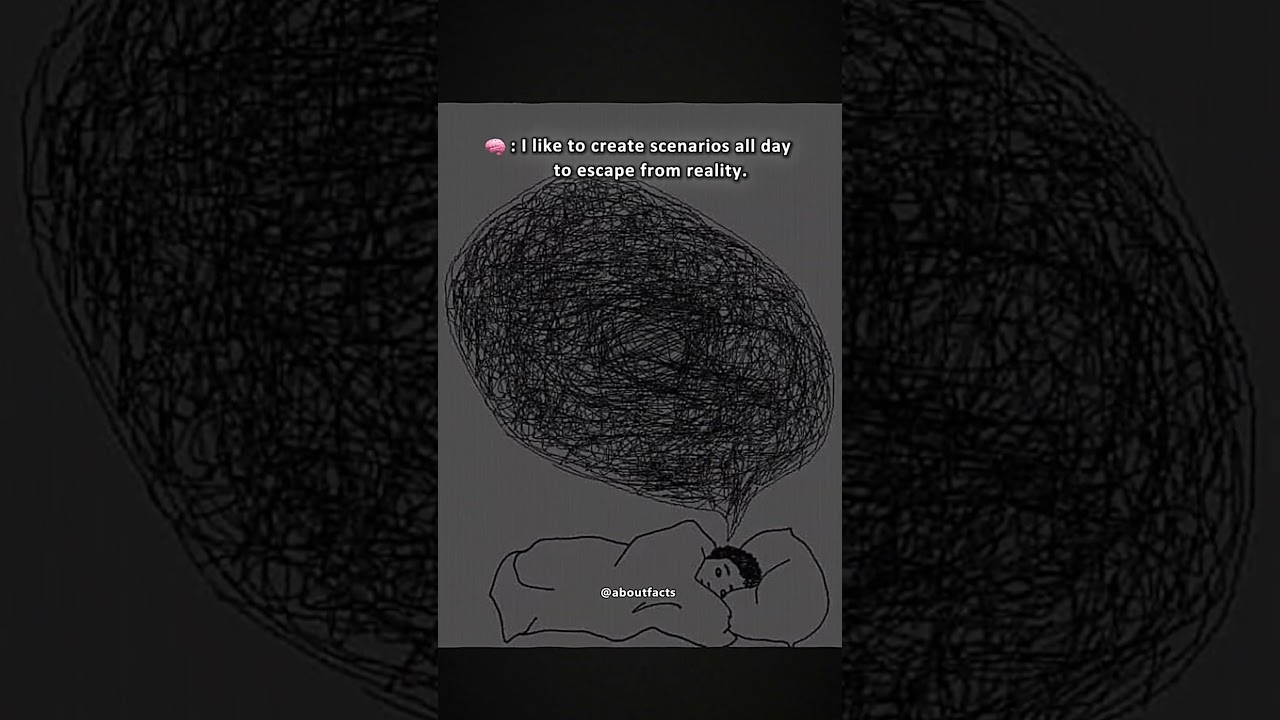 💝 : You know that's mental illness. Right ?😞🥀 #shorts #overthinking #edit #fact