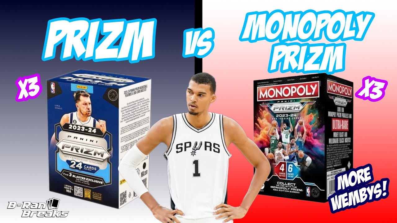 Monopoly Vs Prizm Blaster Battle! We pulled a Brown! More Wembys! 2023-24 Prizm Basketball Retail.