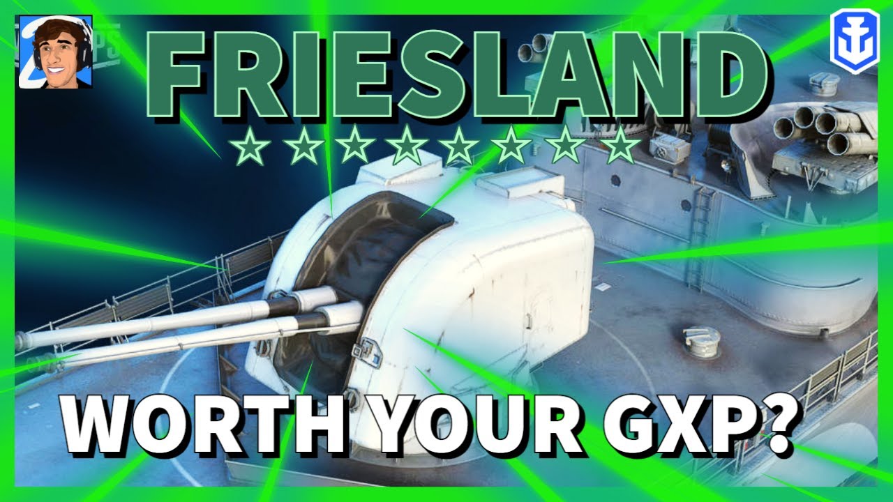 5 Reasons Friesland is the Best Gunboat in the Game World of Warships Legends 4K
