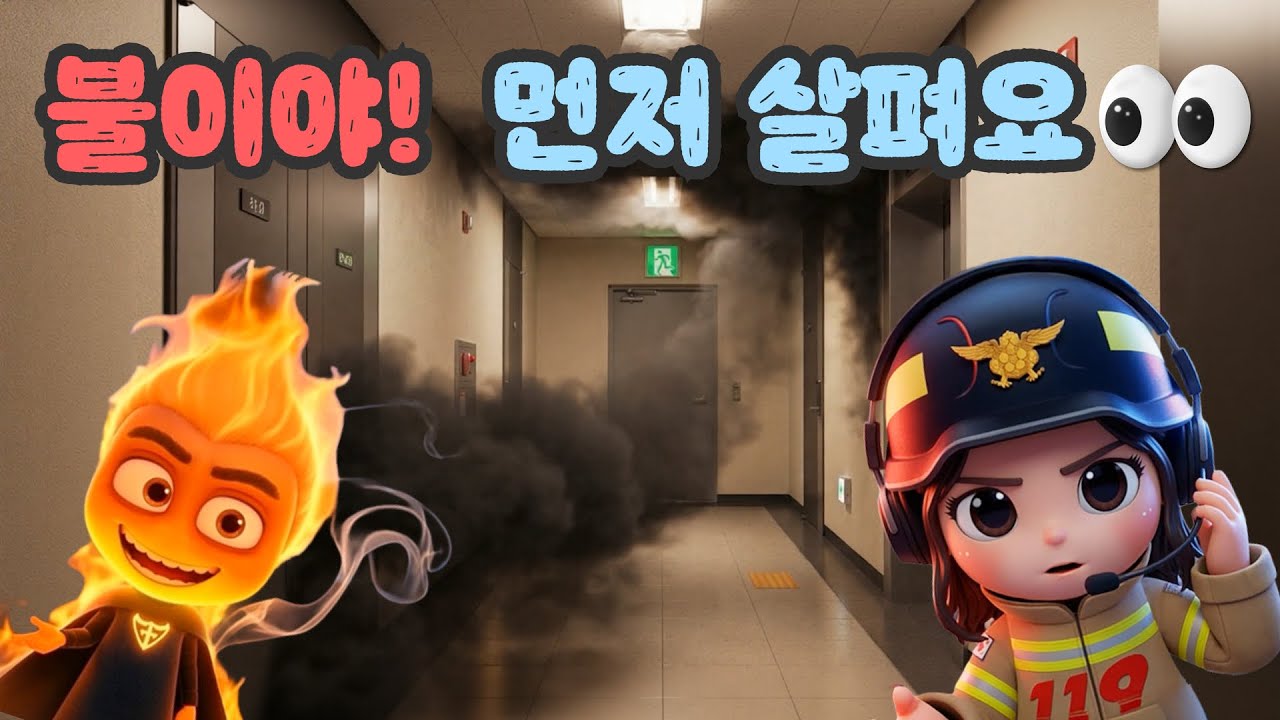 [달려라 일구] 5화｜불이야!! 먼저 살펴요👀