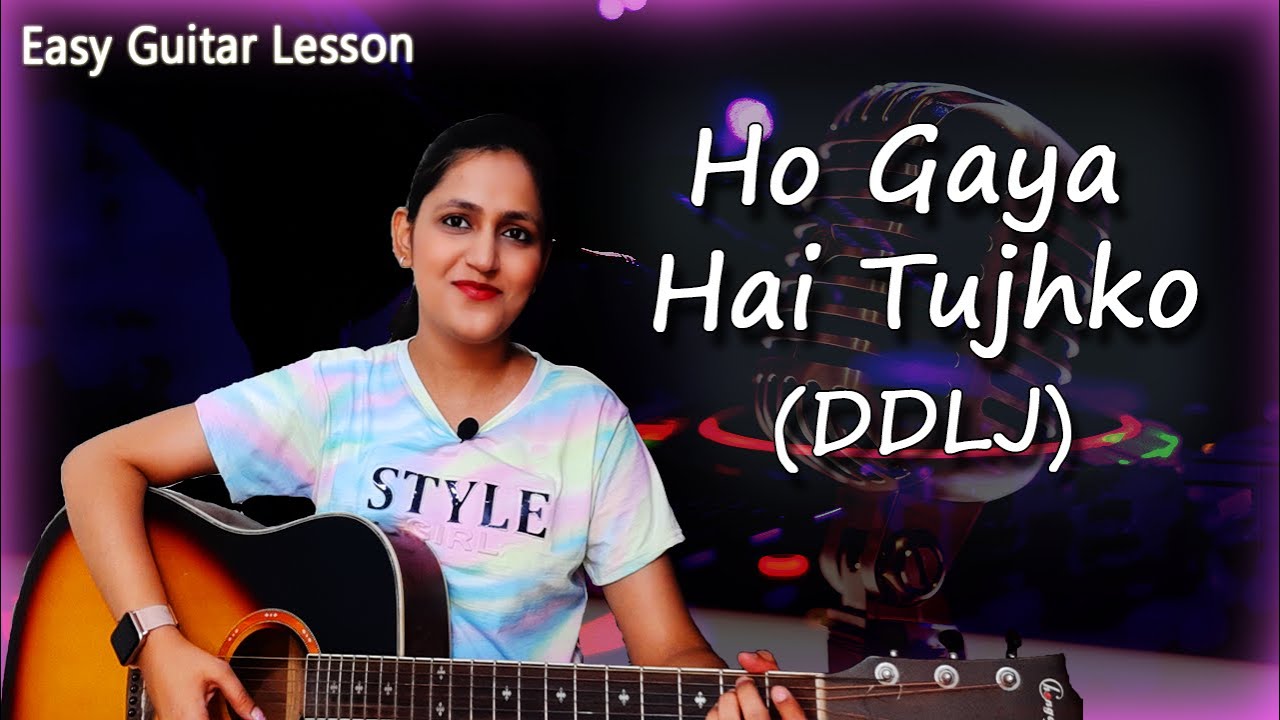 Ho Gaya Hai Tujhko To Pyar Sajna | Easy Guitar Lesson | Lata Mangeshkar ji | Hits of Udit Narayan