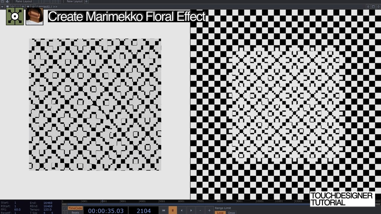 marimekko floral effect in touchdesigner | tutorial