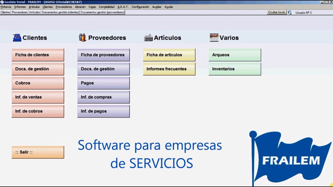 Software para gestionar empresas de Servicios