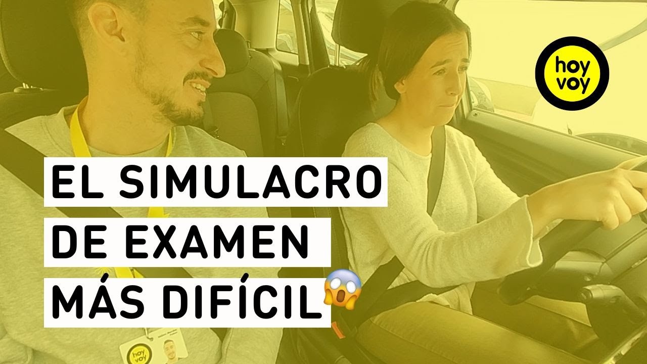 La ponemos a PRUEBA con el SIMULACRO de EXAMEN PRÁCTICO de CONDUCIR más DIFÍCIL 🔴😱 ¿Aprobará?