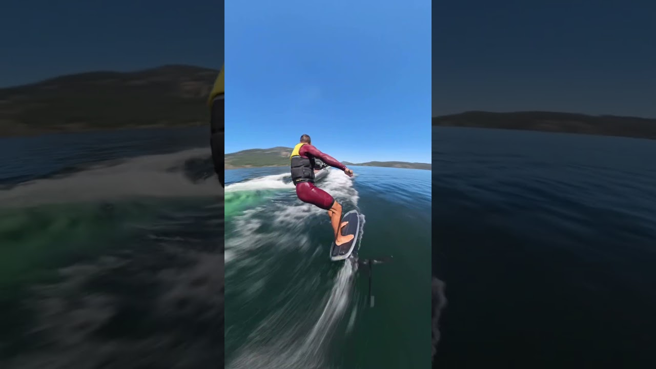 Wake foiling with the KT 830 Nomad and Pocket Drifter