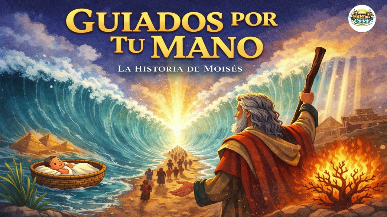 Moises: Guiados por tu mano | Historia Bíblica Familiar 🎶