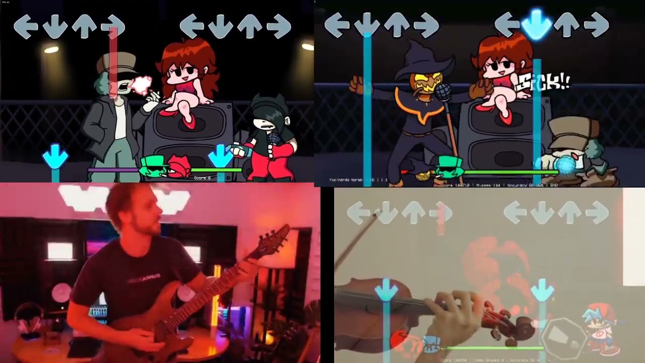 (FNF) Expurgation but its A Mashup 4 versions