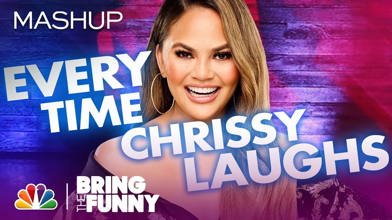 Every Time Chrissy Teigen Laughs in Season 1 - Bring The Funny (Mashup)