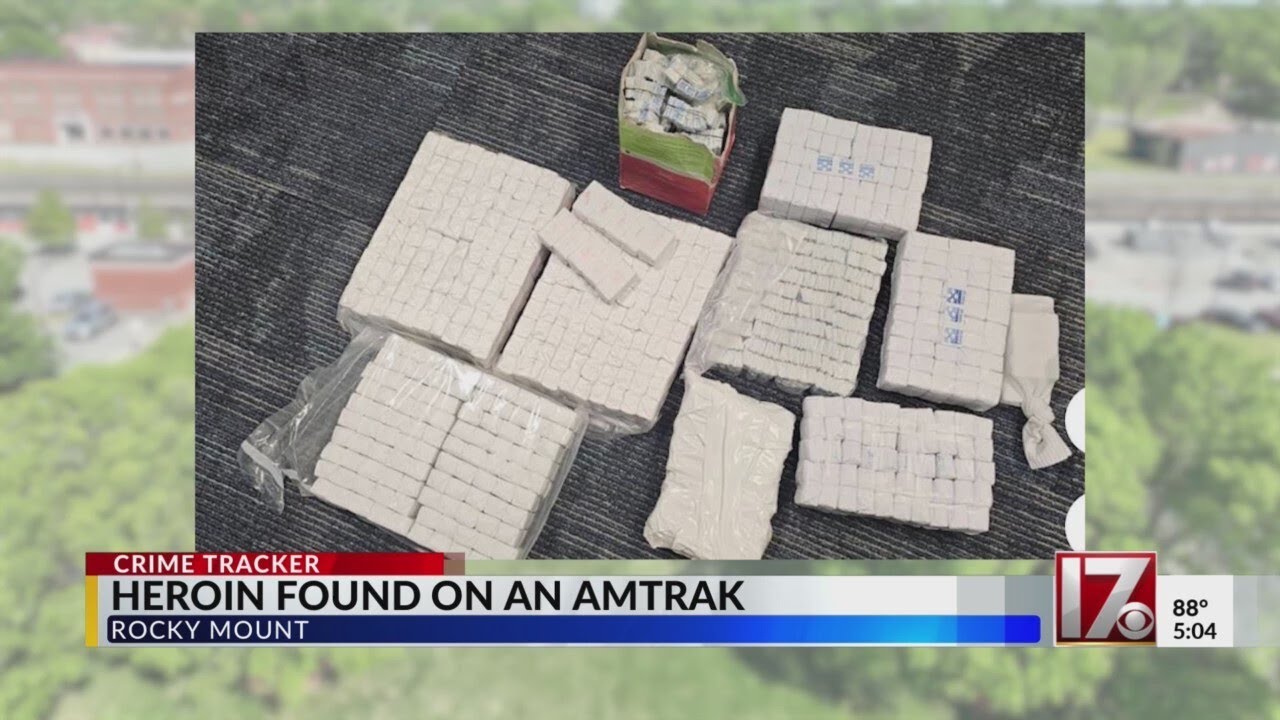 Bond increased after Amtrak train heroin bust in Rocky Mount