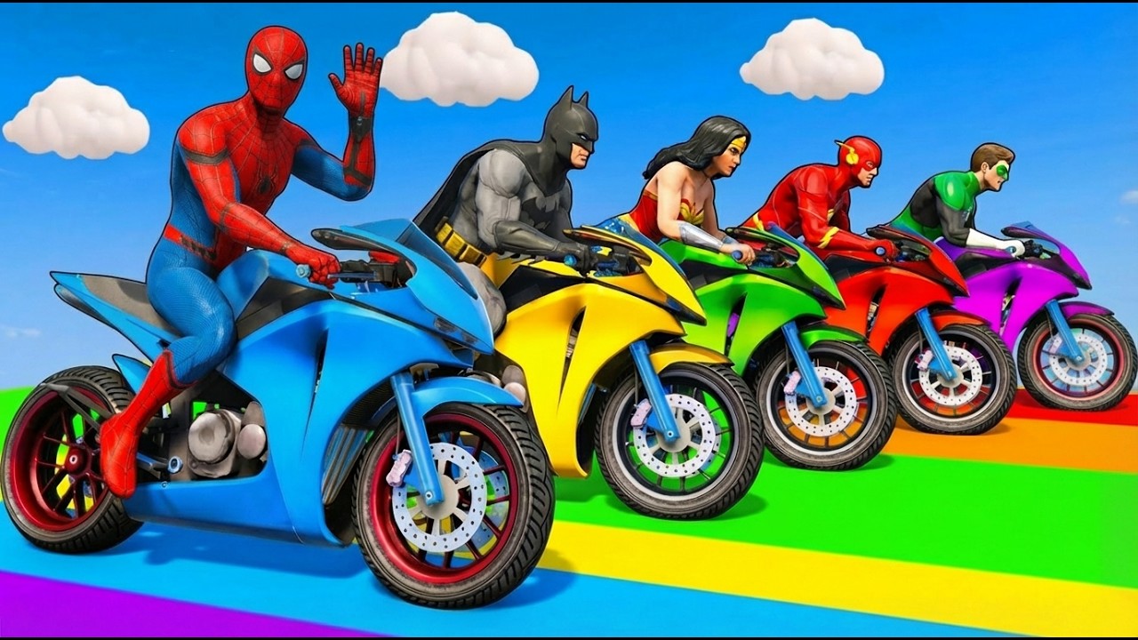 الرجل العنكبوت انقاذ باتمان Spider-Man Rescue batman vs iron man vs venom funny Game GTA 5 superhero