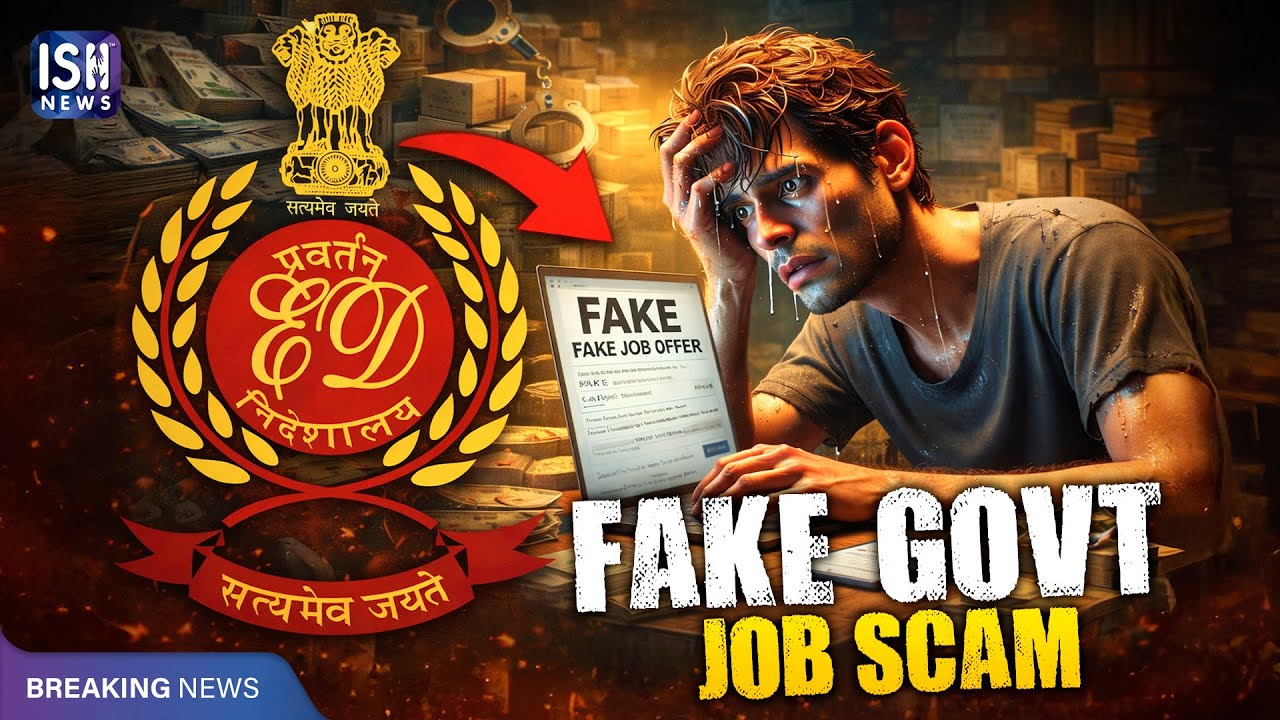 ED Raids Across India Expose Massive Fake Government Job Scam | ISH News