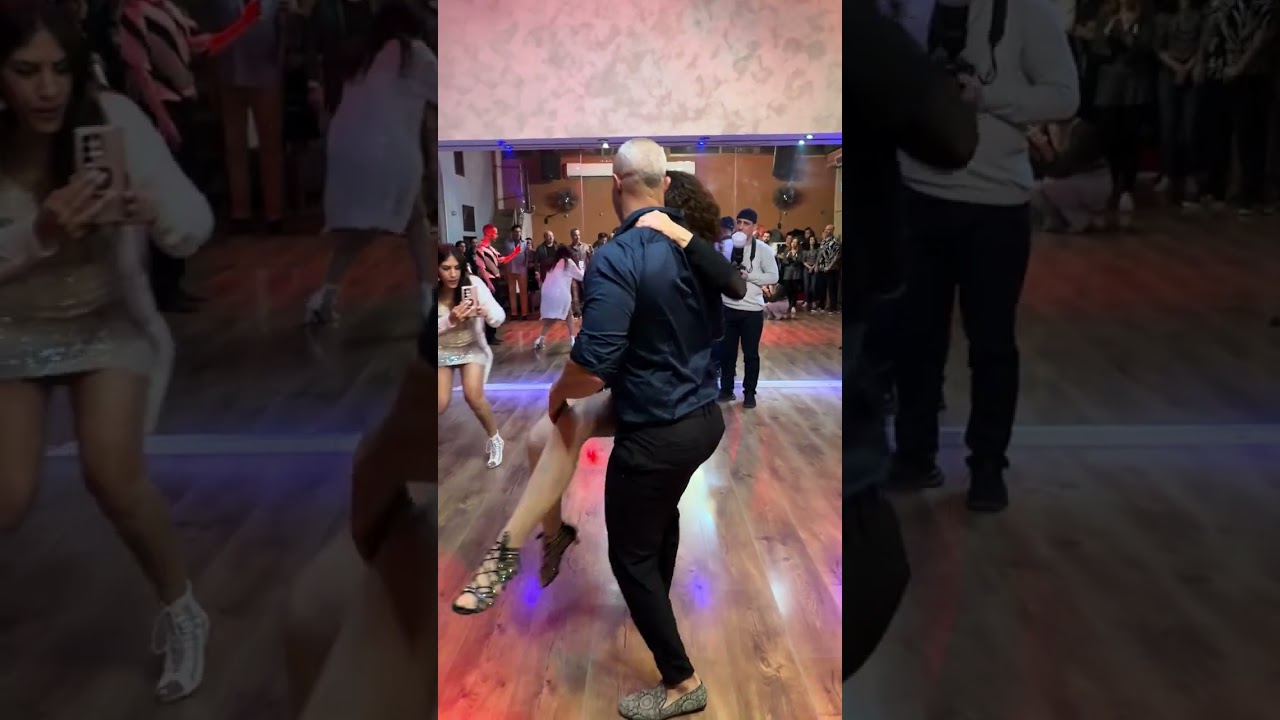 Demo after SEMBA Tricks workshop 🔥@KizLand Yesterday's party 🎊 Laura Amir & Beata 💃🏿🕺🏿💃🏿