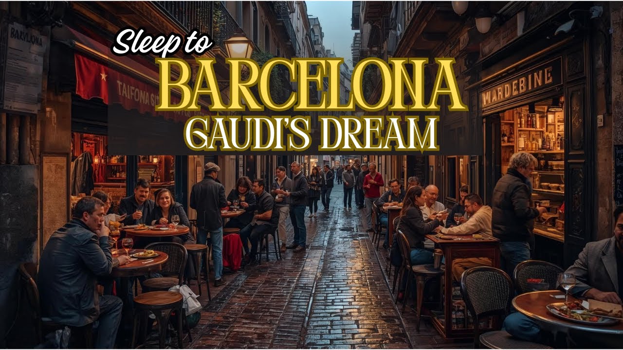 BARCELONA Sleep Story | Gaudí's Dream | Peaceful Narration for Deep Sleep
